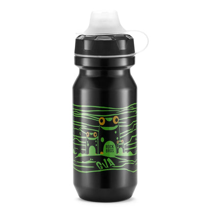 ROCKBROS cycling water bottle bpa free leakproof 600ml#Color_Black