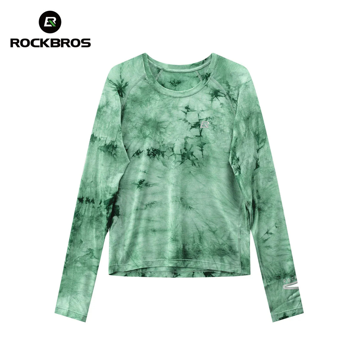ROCKBROS haut running manches longues en laine mérinos, respirant