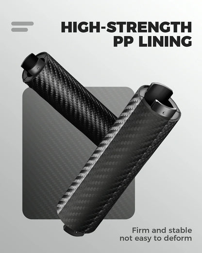 Classic cycling handlebar grips PU leather non-slip 22.2mm lock-on