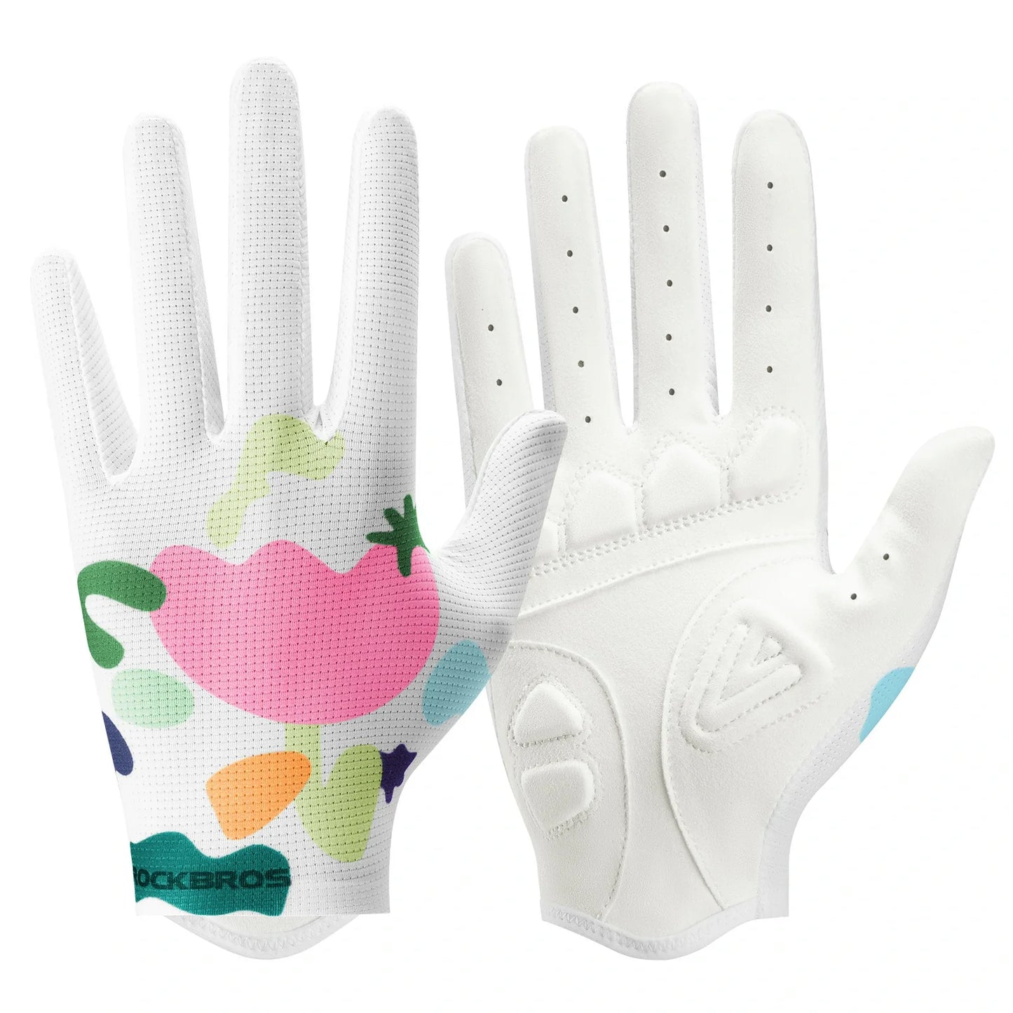 ROCKBROS full finger cycling gloves colourful breathable
#Pattern_Flower