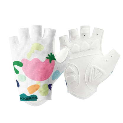 ROCKBROS half finger cycling gloves colourful breathable
#Pattern_Flower