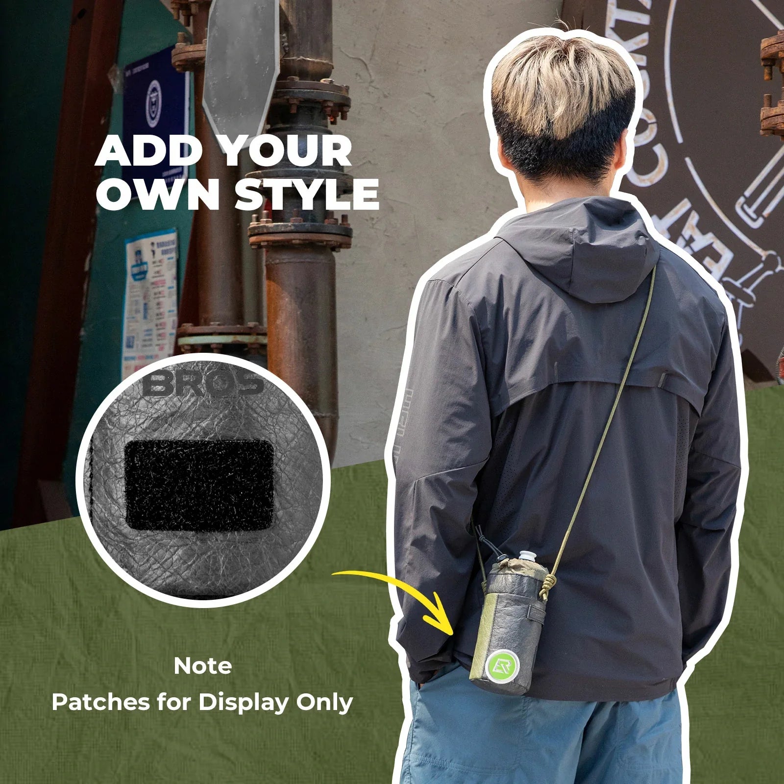 ROCKBROS handlebar bottle bag lightweight 0.7l