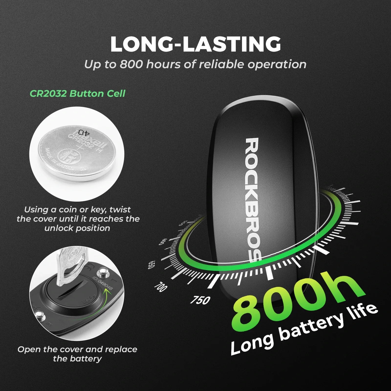 ROCKBROS heart rate monitor chest strap bluetooth ant+