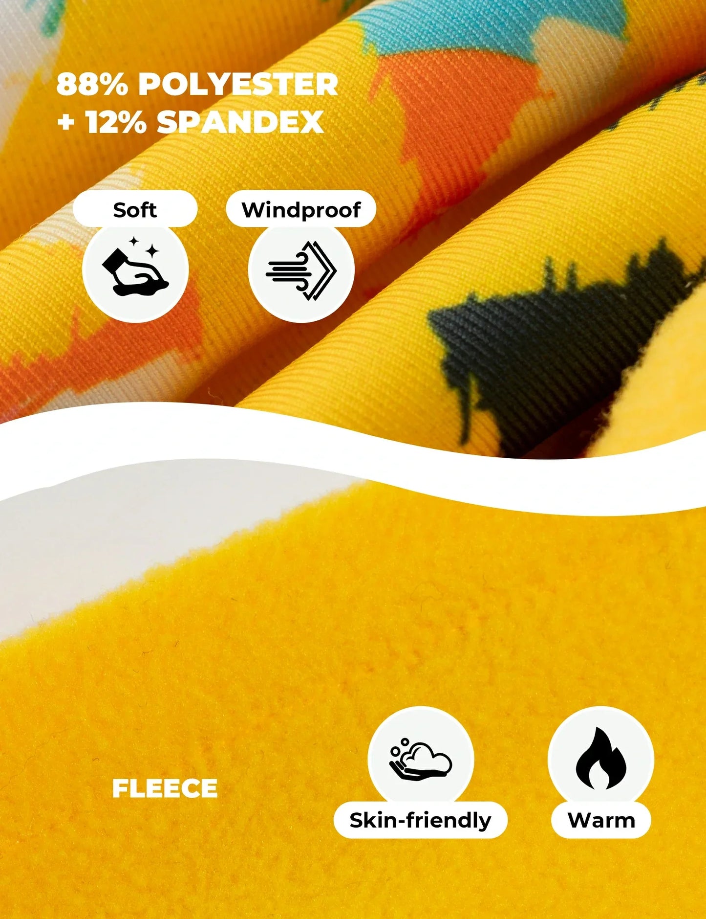 Kids Thermal Fleece Hat#color_yellow