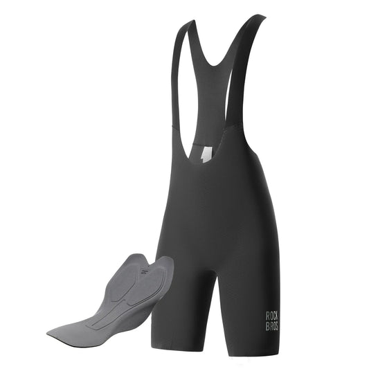 ROCKBROS mens cycling bib shorts featuring rockbros logo