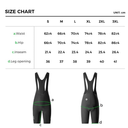 ROCKBROS mens cycling bib shorts featuring rockbros logo