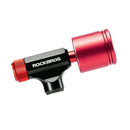 ROCKBROS mini bicycle pump with barometer Presta & Schrader valve