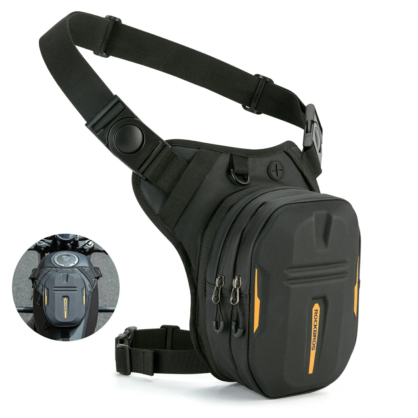ROCKBROS motorcycle tank bag leg bag waterproof for men women