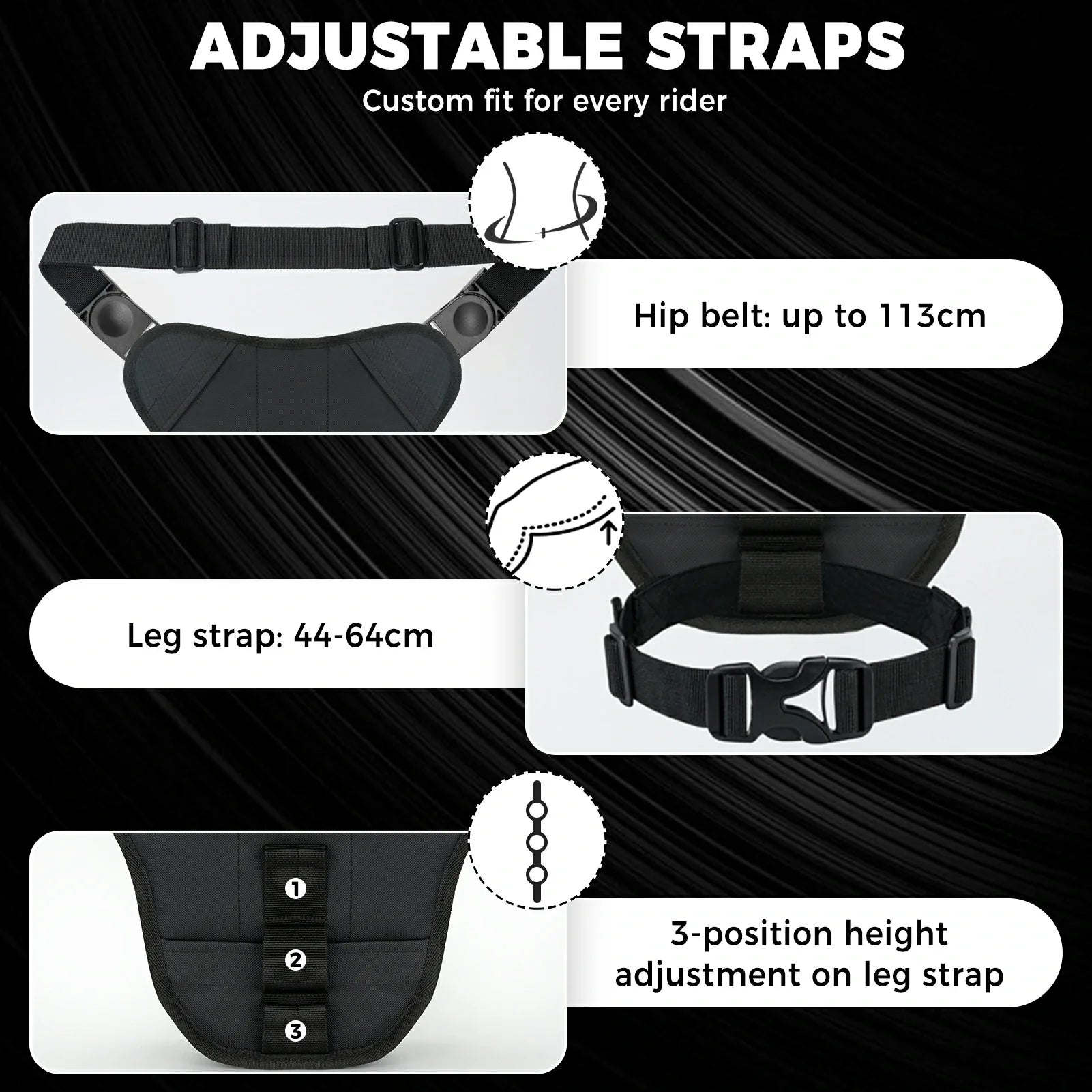 ROCKBROS motorcycle tank bag leg bag waterproof for men women