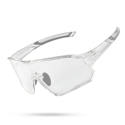 Cycling sunglasses photochromic uv400 protection for men and women#Color_Transparent