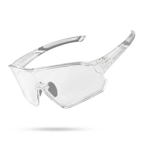 Cycling sunglasses photochromic uv400 protection for men and women#Color_Transparent