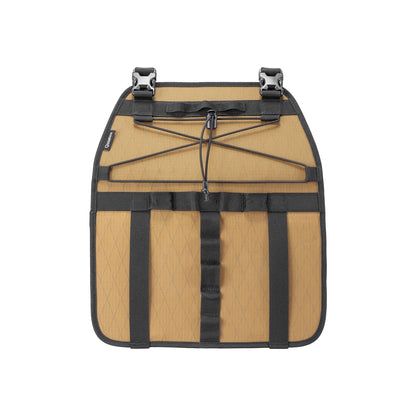 A khaki adjustable handlebar cradle bike bag carrier #color_Khaki