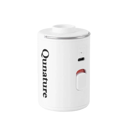 White electronic device with 'Qunature' branding on a white background#color_White
