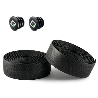 Extra long 220cm 3mm thick road bike handlebar tape for comfort and grip#Style_Black-EVA