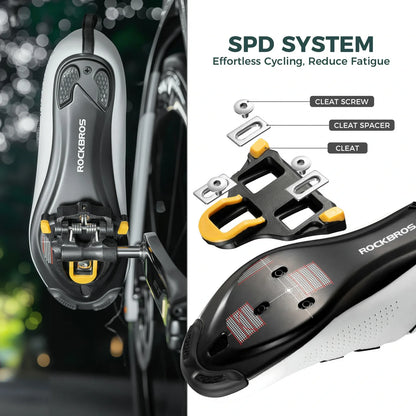 ROCKBROS road bike pedals with cleats spd compatible