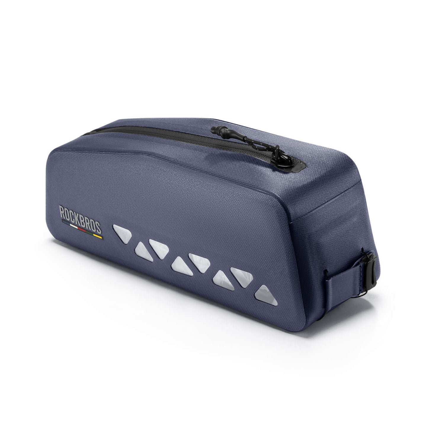 road to sky 100% waterproof bike frame bag model as-142 with secure storage #Color_Blue