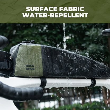 rockbros extended 0.9 l top-tube frame bag