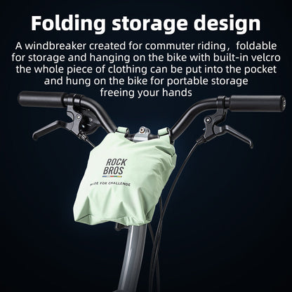 road-to-sky ultralight foldable rain jacket in hi-vis colour