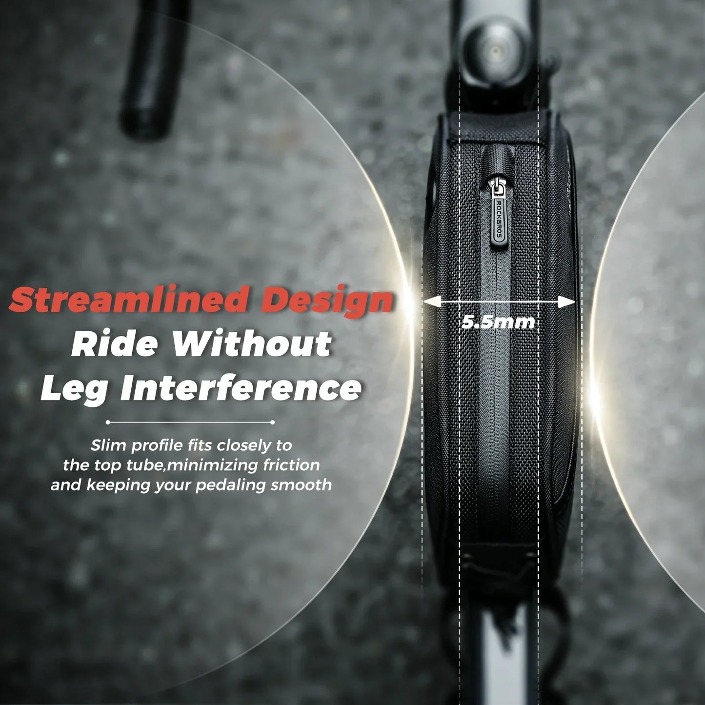 Bike Frame Bag Bicycle 1.3L