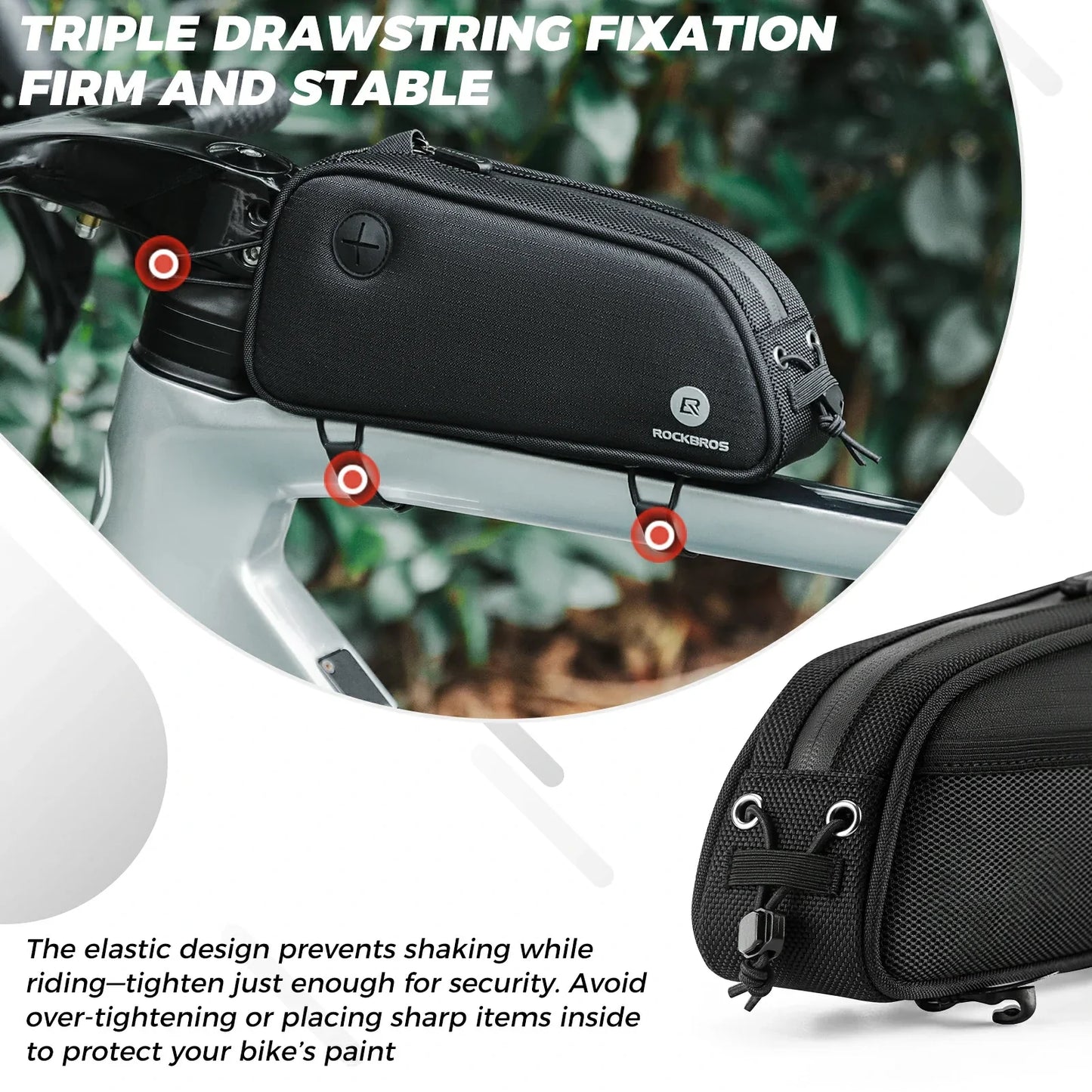 Bike Frame Bag Bicycle 1.3L