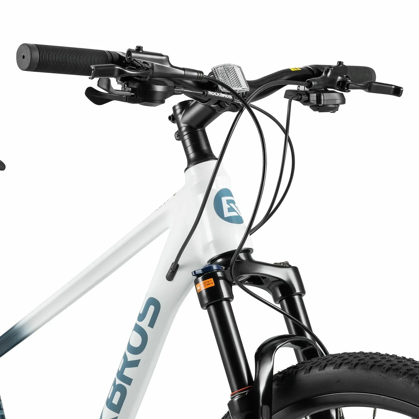 Rockbros 27.5 inch aluminium mountain bike in teal for cross-country and trail riding#color_lake teal
