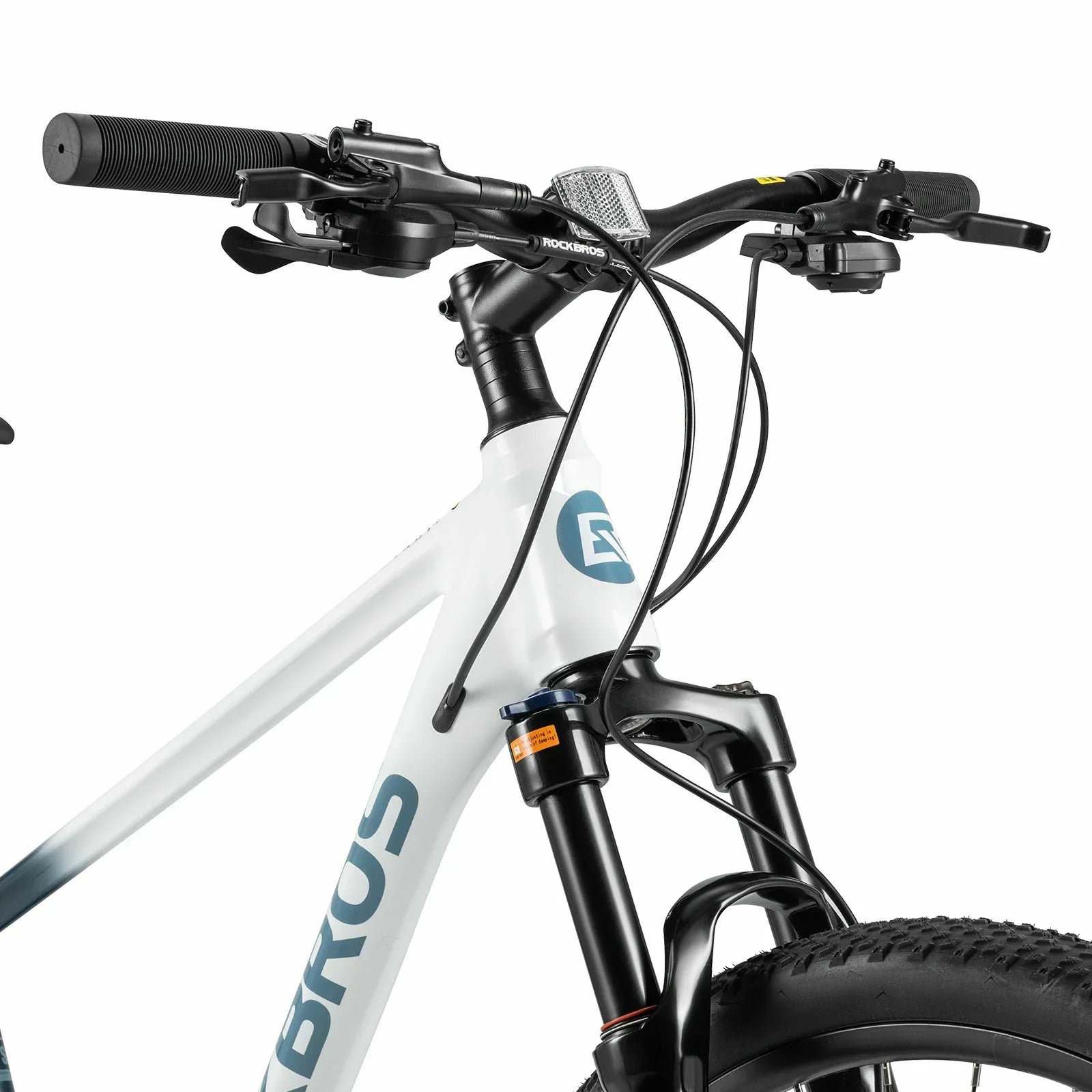 Rockbros 27.5 inch aluminium mountain bike in teal for cross-country and trail riding#color_lake teal