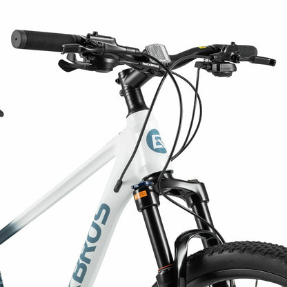 Rockbros 27.5 inch aluminium mountain bike in teal for cross-country and trail riding#color_lake teal
