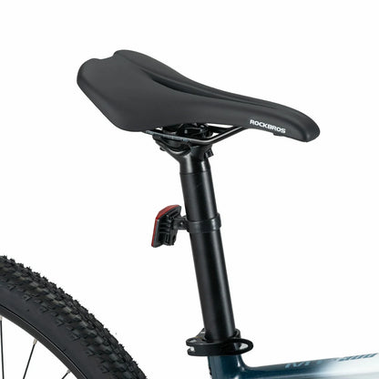 Rockbros 27.5 inch aluminium mountain bike in teal for cross-country and trail riding#color_lake teal