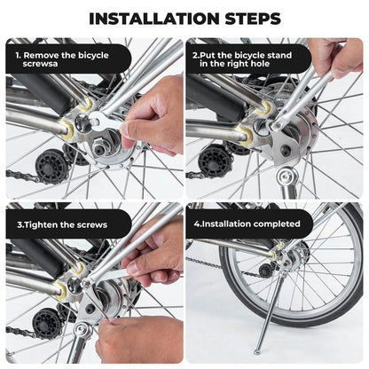 ROCKBROS Bicycle Kickstand Aluminium 16-Inch For Folding Bike - ROCKBROS-UK