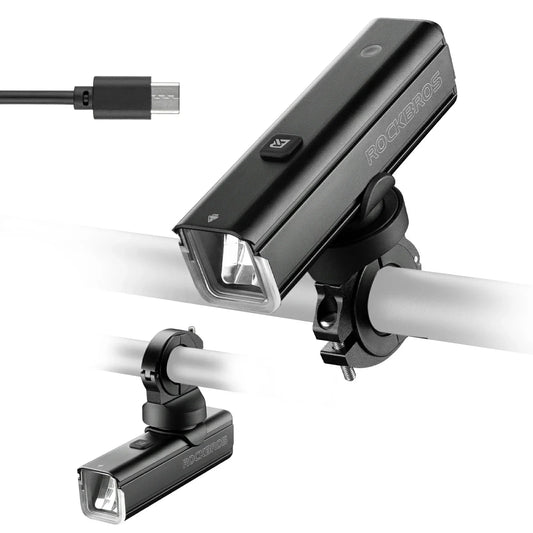 rockbros 1500-lumen aluminium front bike light