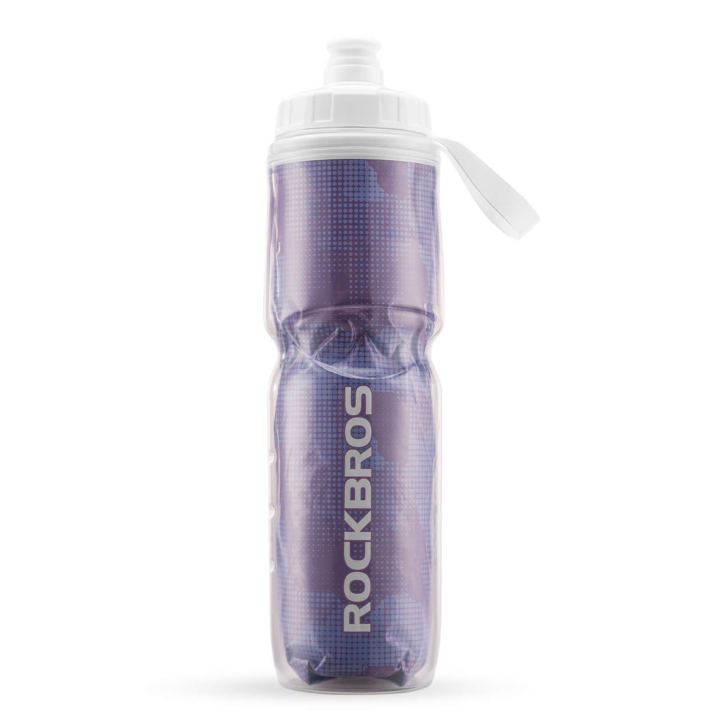 rockbros 670 ml double-wall insulated cycling bottle #Color_Purple