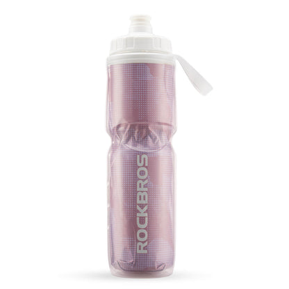 rockbros 670 ml double-wall insulated cycling bottle #Color_Pink