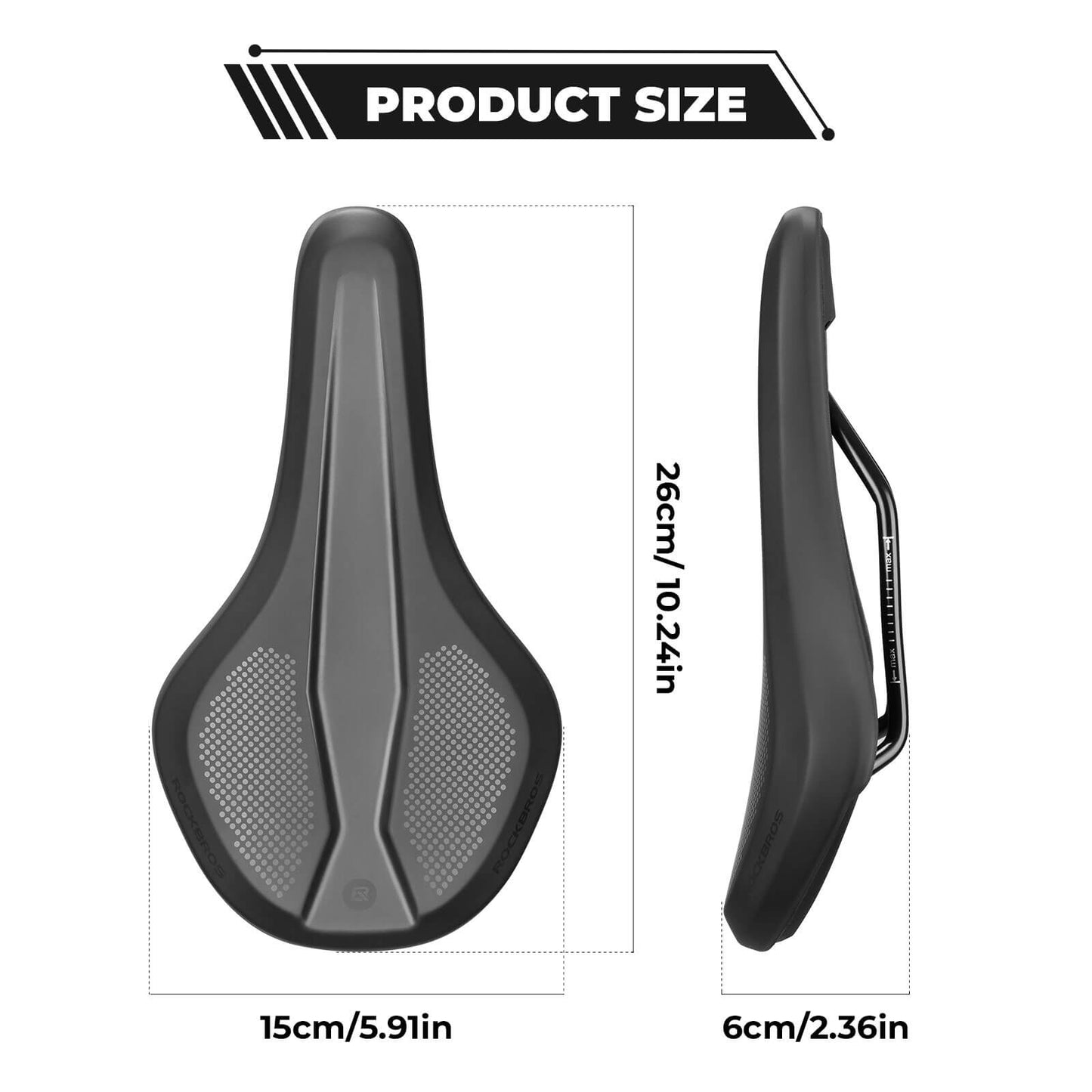 ROCKBROS Comfortable Bike Saddle