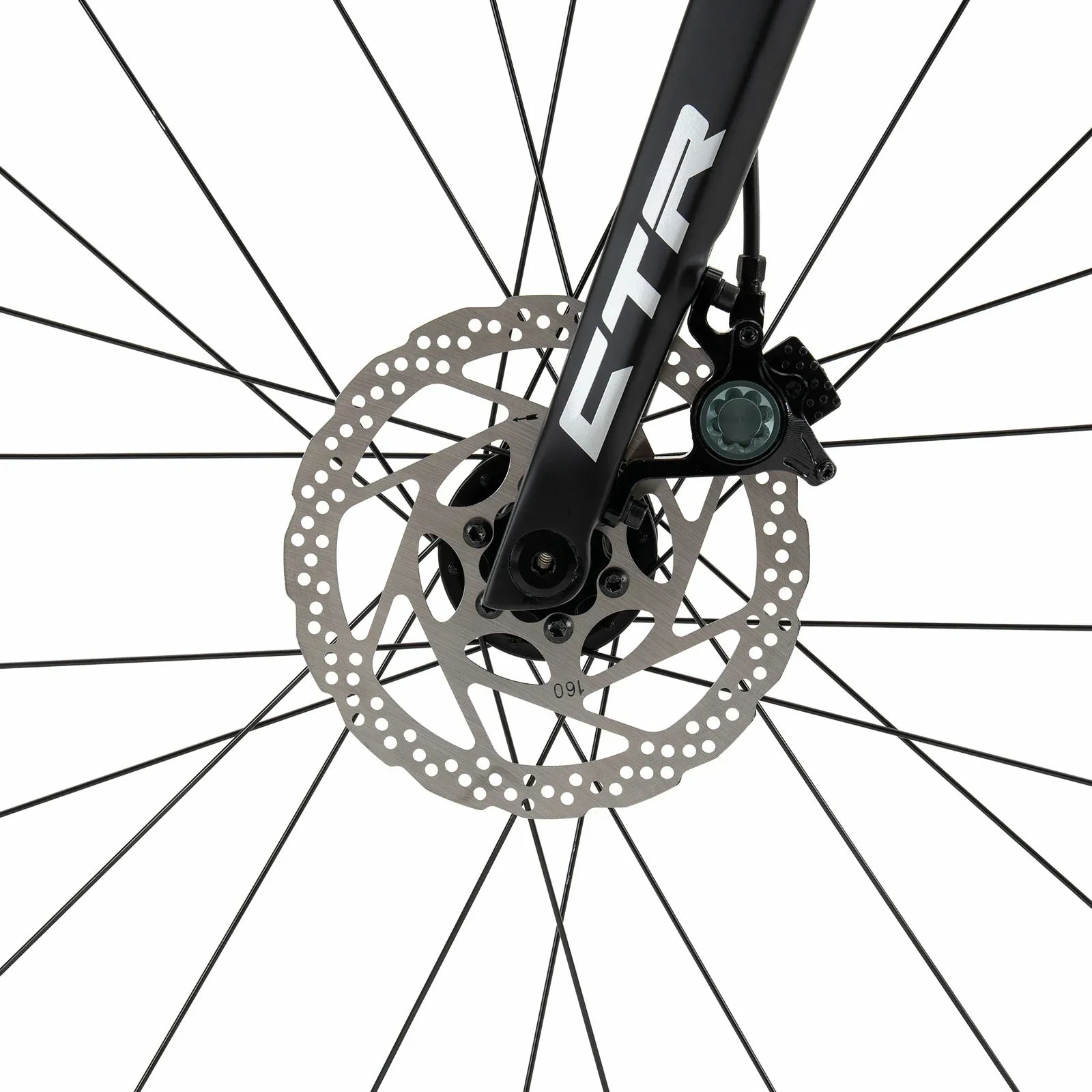 Rockbros carbon road bike in deep black with disc brakes and integrated carbon handlebar#COLOR_Black