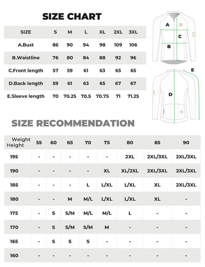 Long Sleeve Cycling Jersey YDCX008