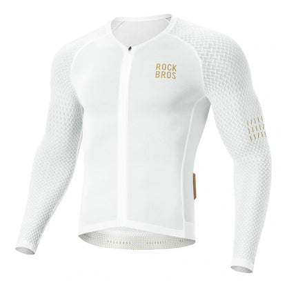 Long Sleeve Cycling Jersey YDCX008#Color_White