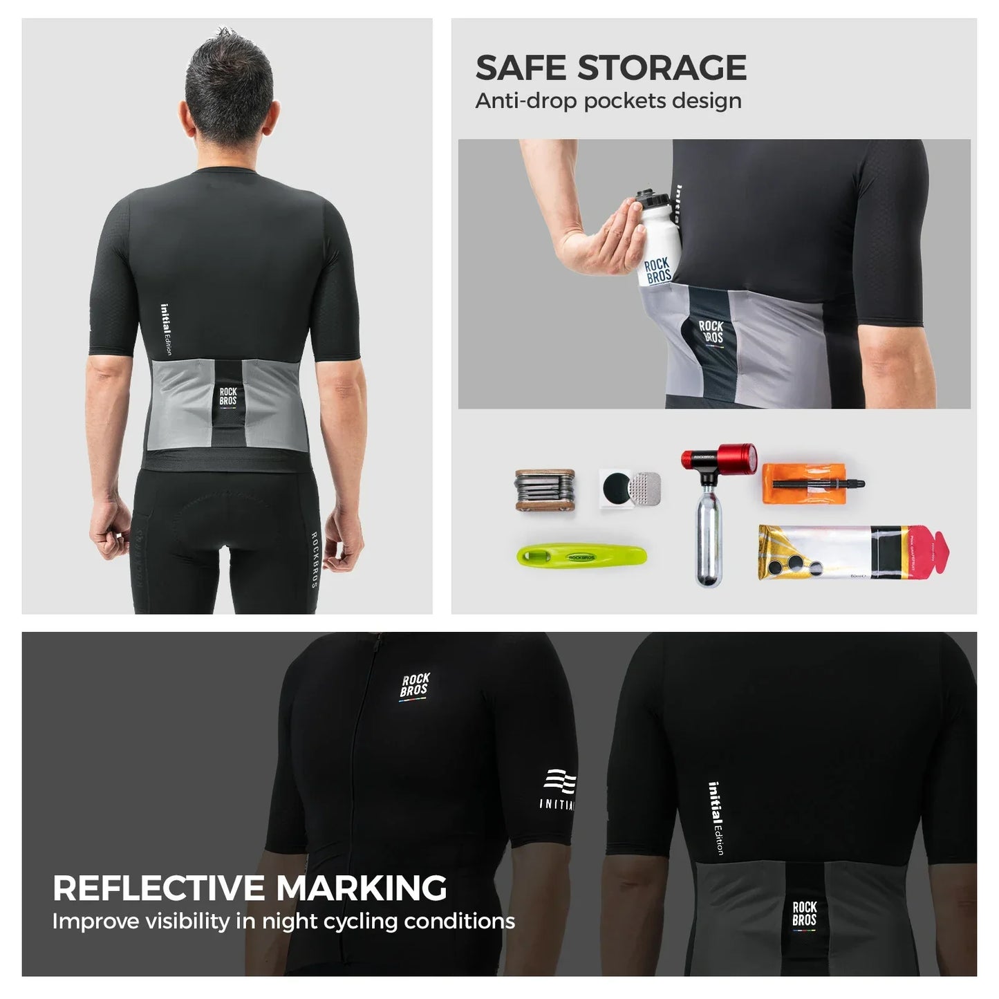ROAD TO SKY  Men’s Cycling Jersey#Color_Black