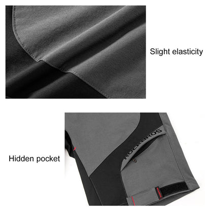 rockbros men's 4d padded cycling shorts with compression design for enhanced comfort