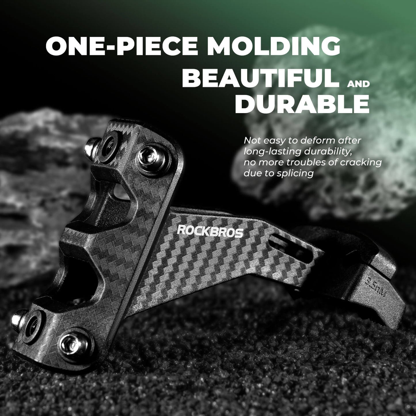 ROCKBROS rear saddle bottle cage mount, designed for triathlon and long-distance rides, allowing secure and accessible bottle placement behind the seat.