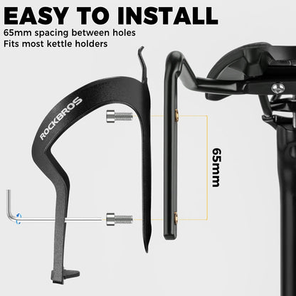 ROCKBROS saddle rail bottle cage black anti-shake