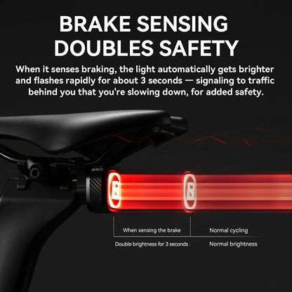 ROCKBROS Smart Bike Rear Light Q2MAX