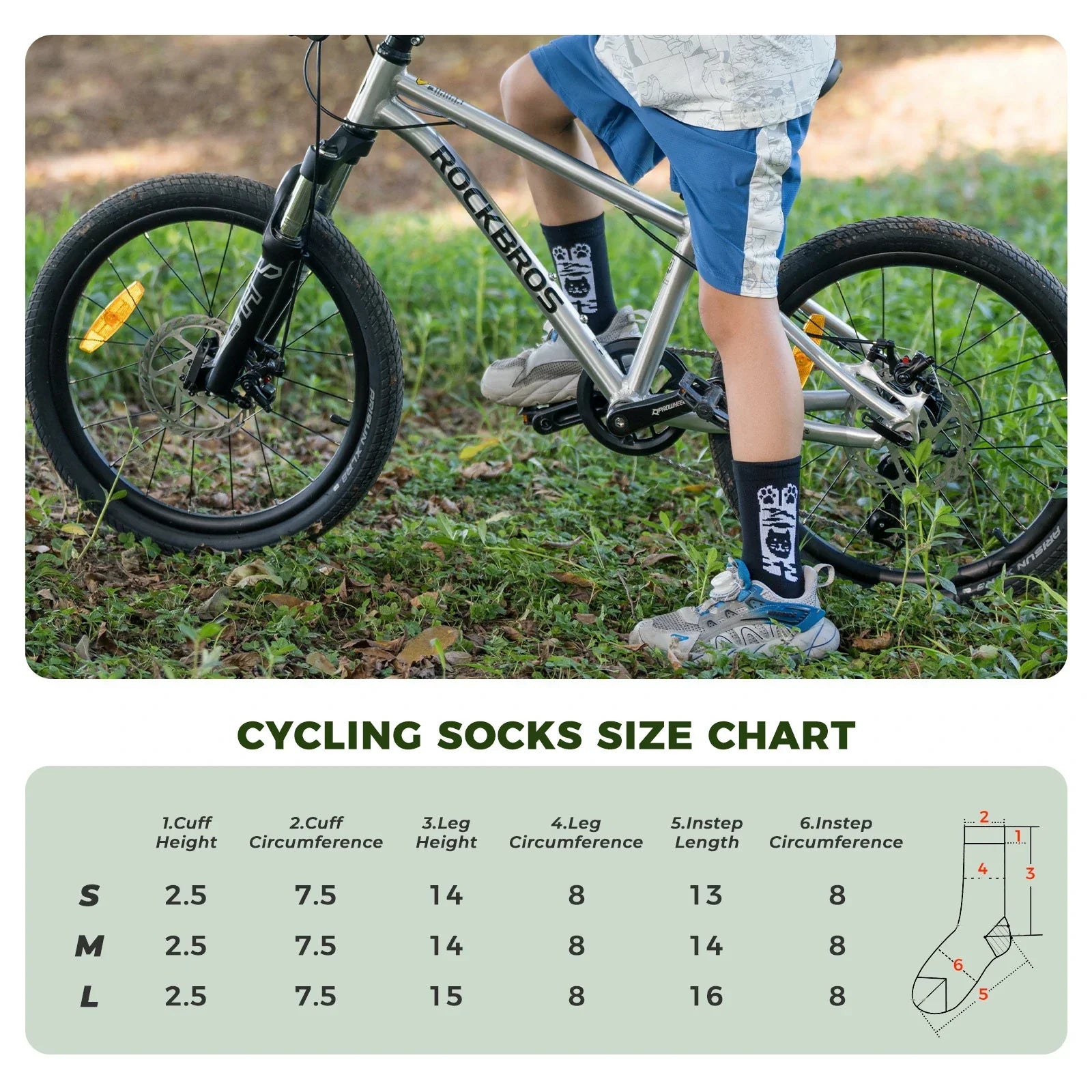 Breathable Sports Socks For Kids