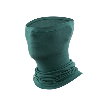 tencel wool neck warmer for winter cycling and outdoor use#Color_Pale Blue
