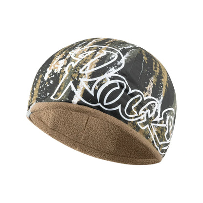 Soft inner lining thermal cycling cap providing warmth and comfort#Color_Brown
