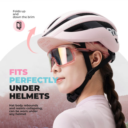 TVI lightweight cycling cap designed to be worn under a helmet, offering sun protection, sweat absorption, and all-day comfort.