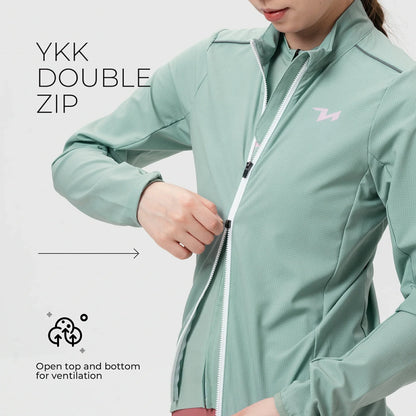 ROCKBROS TVI windproof jackets lightweight breathable for women
#Color_Green
