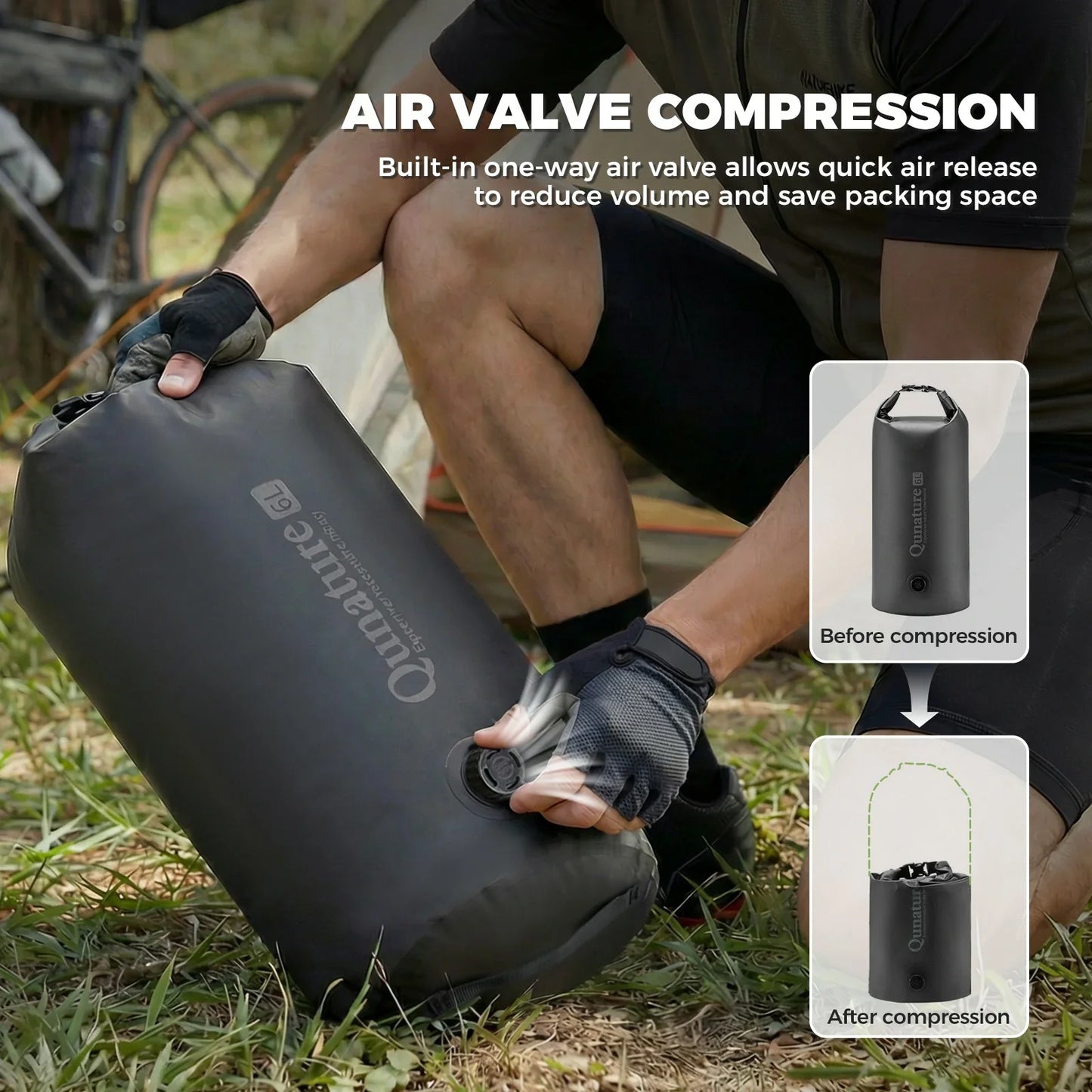 Magnetic Quick-Release Waterproof Bike Fork Bag 6L