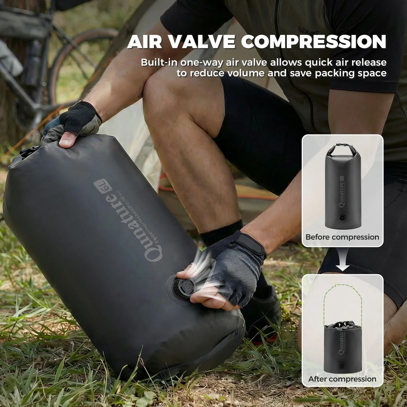 Magnetic Quick-Release Waterproof Bike Fork Bag 6L