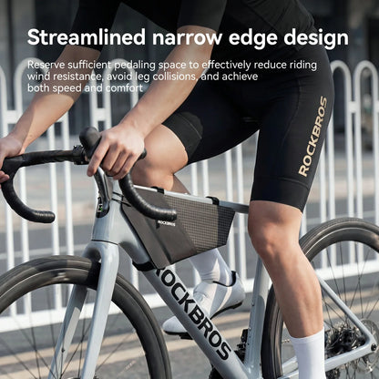 Waterproof Bike Frame Bag 1.7L Lightweight Cycling Storage Bag