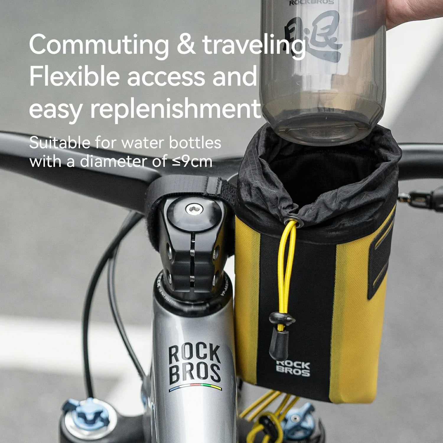 Waterproof Bike Handlebar Bottle Bag AS-162